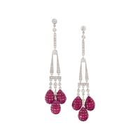DIAMOND AND RUBY EARRINGS