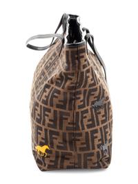 Fendi Zucca Canvas and Horse Tote Bag, c2010