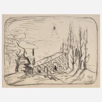 Charles Burchfield (American, 1893–1967) Transcription from Christmas Eve