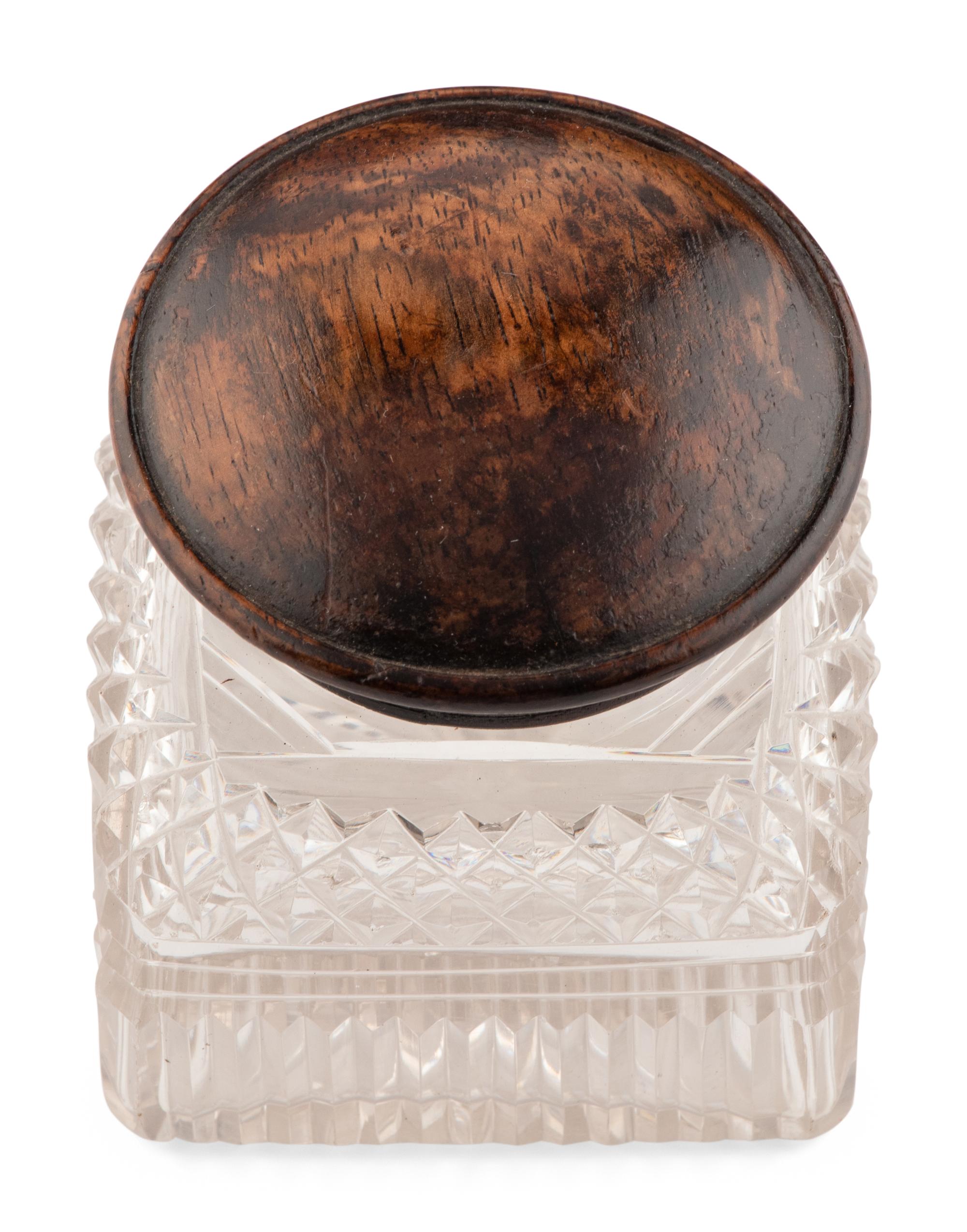 An English Rosewood Ink Stand