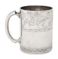 Two American Silver Mugs