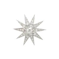ANTIQUE, DIAMOND STAR BROOCH