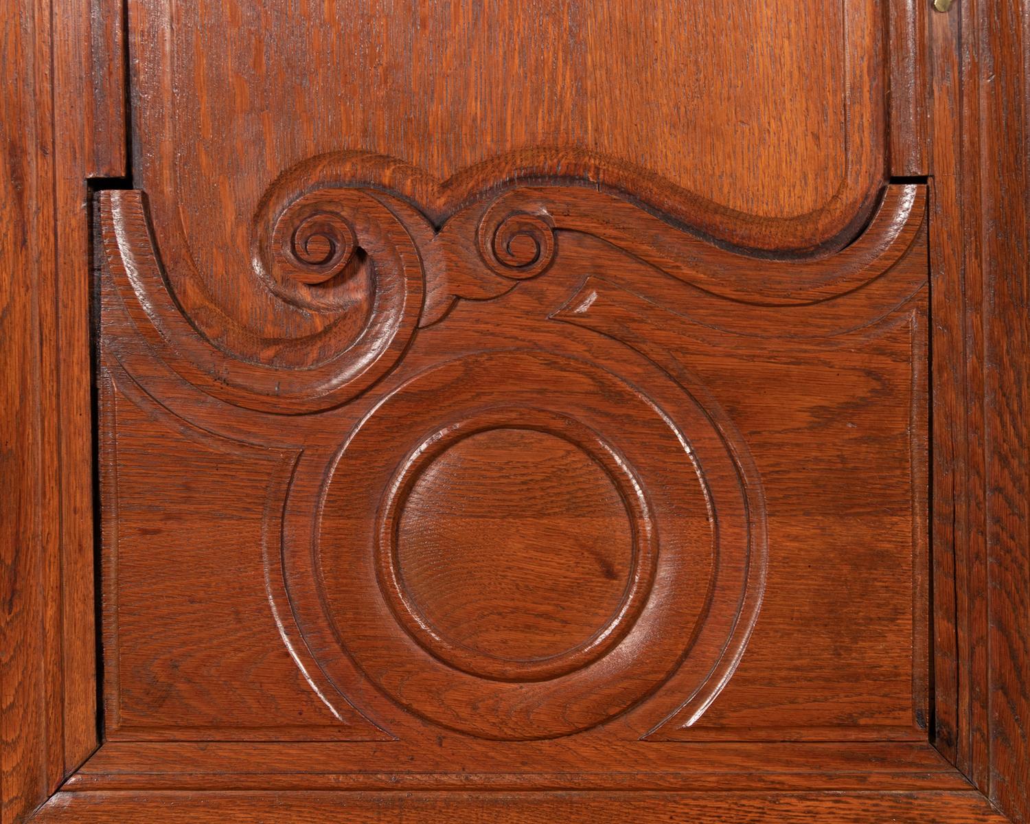 A French Provincial Oak Buffet à Deux Corps