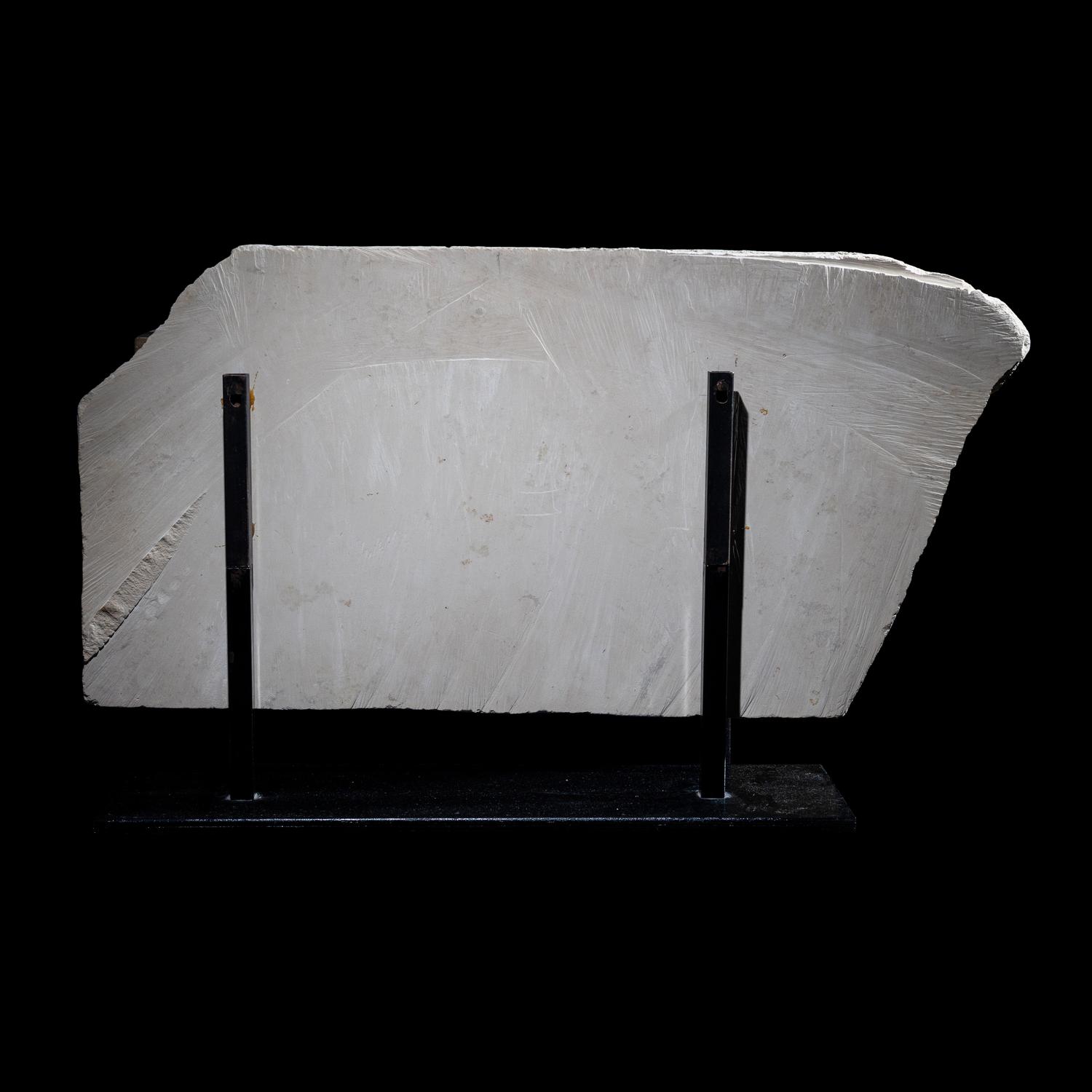 An Egyptian Polychrome Limestone Relief Fragment