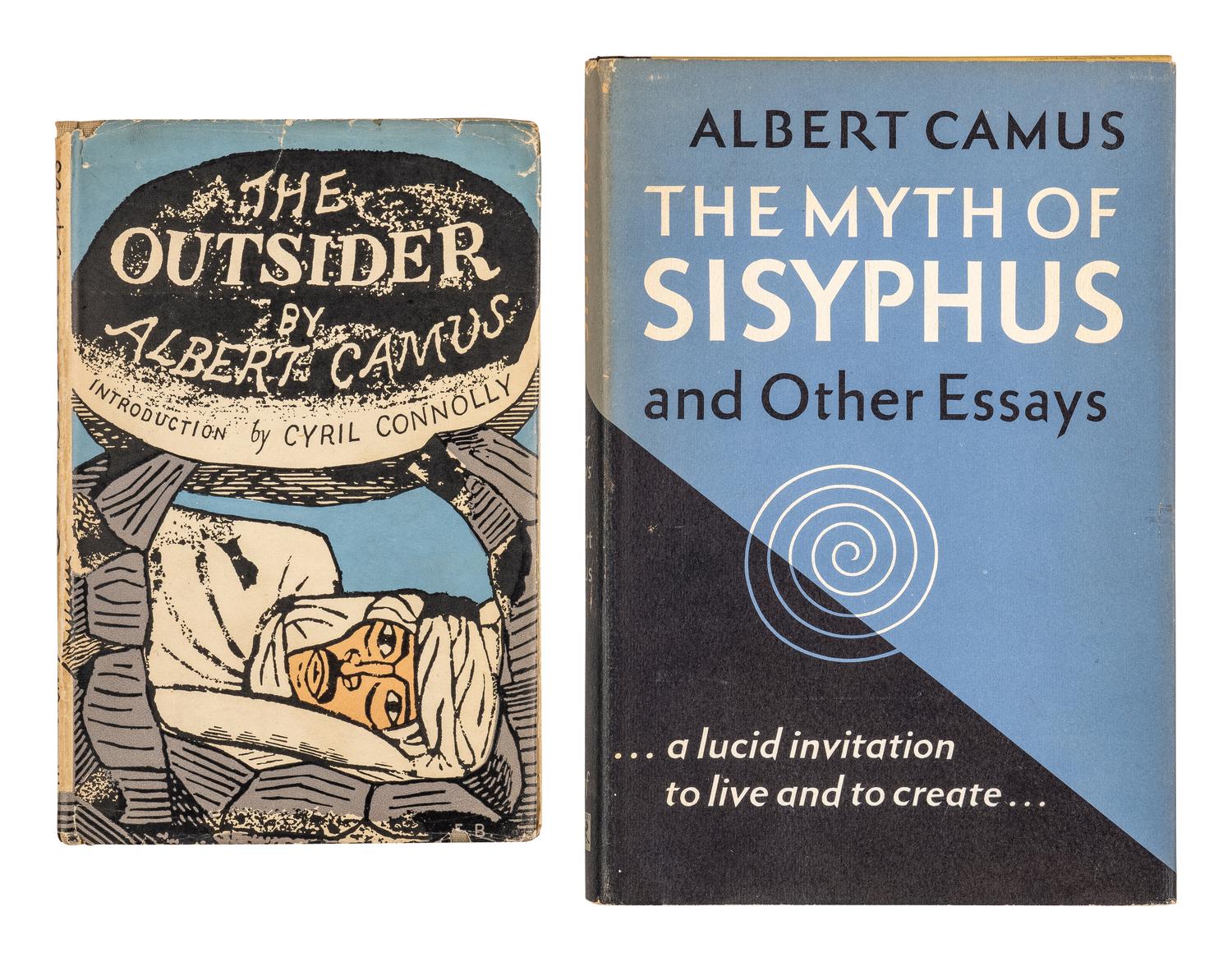 CAMUS, Albert, (1913-1960). A group of English-language editions, comprising: