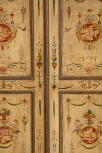 A Venetian Style Painted Armoire