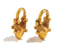 A Pair of Parthian Gold Earrings
