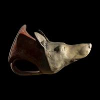 A Tarentine Terracotta Rhyton in the Form of a Dog's Head