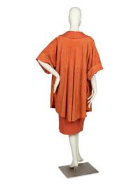 Bonnie Cashin Dress, Jacket, Pattern, and Copy of Sketch, 1960s