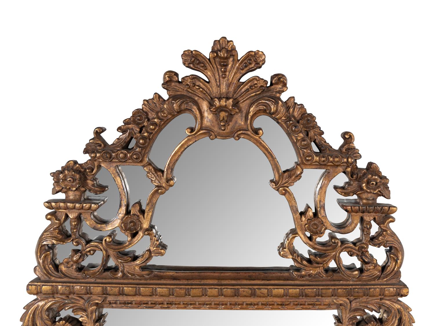 A Régence Style Giltwood Mirror