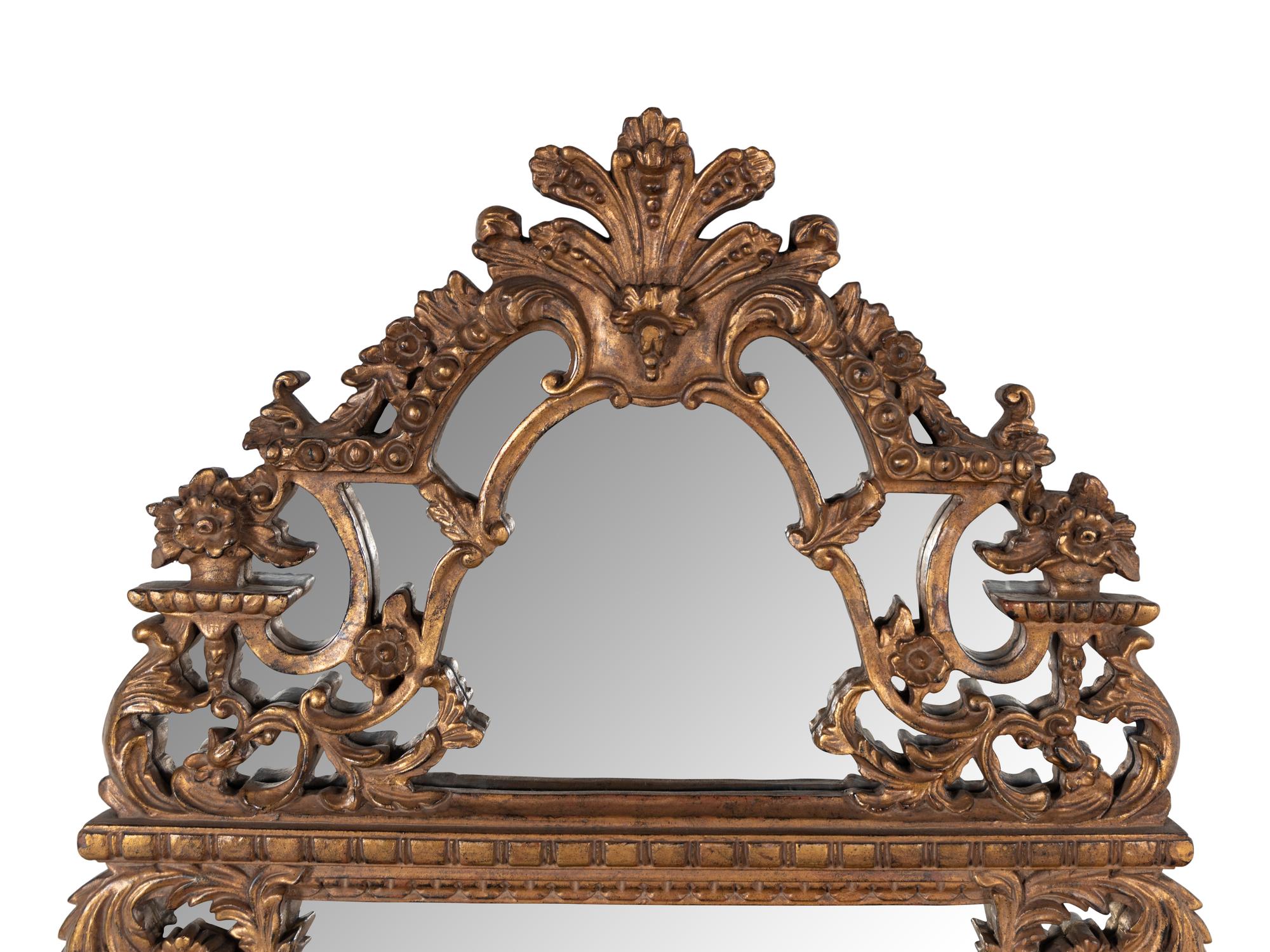 A Régence Style Giltwood Mirror