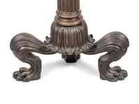 A Pair of Continental Bronze Andirons