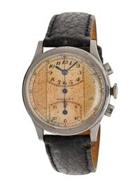 GALLET, STAINLESS STEEL CHRONOGRAPH WATCH