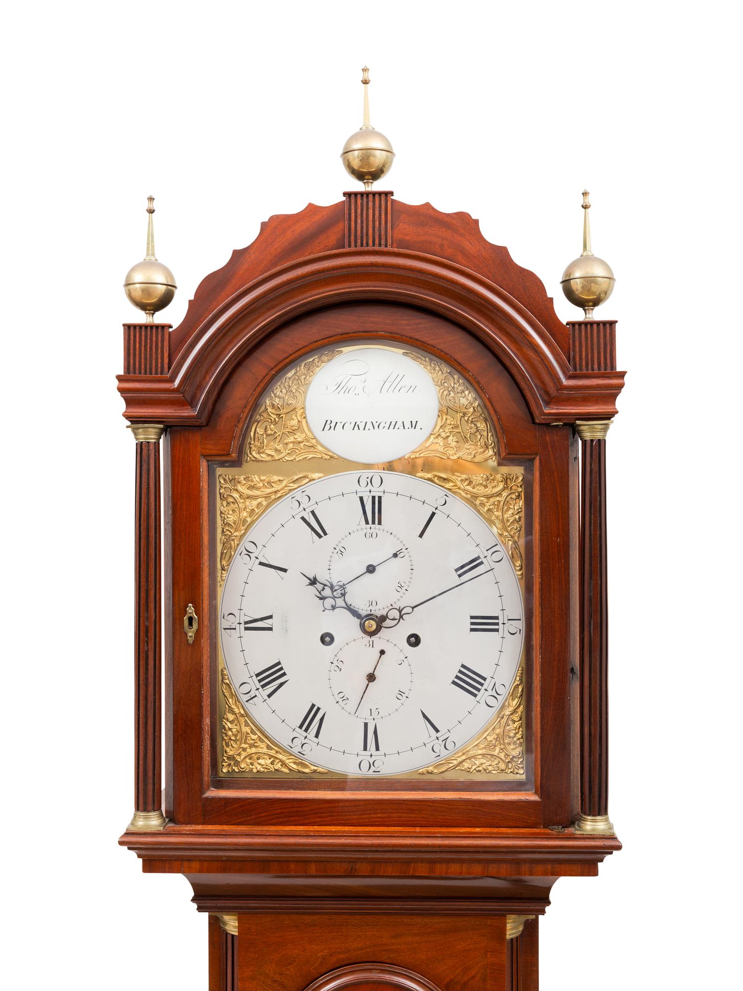 A George IV Mahogany Tall Case Clock