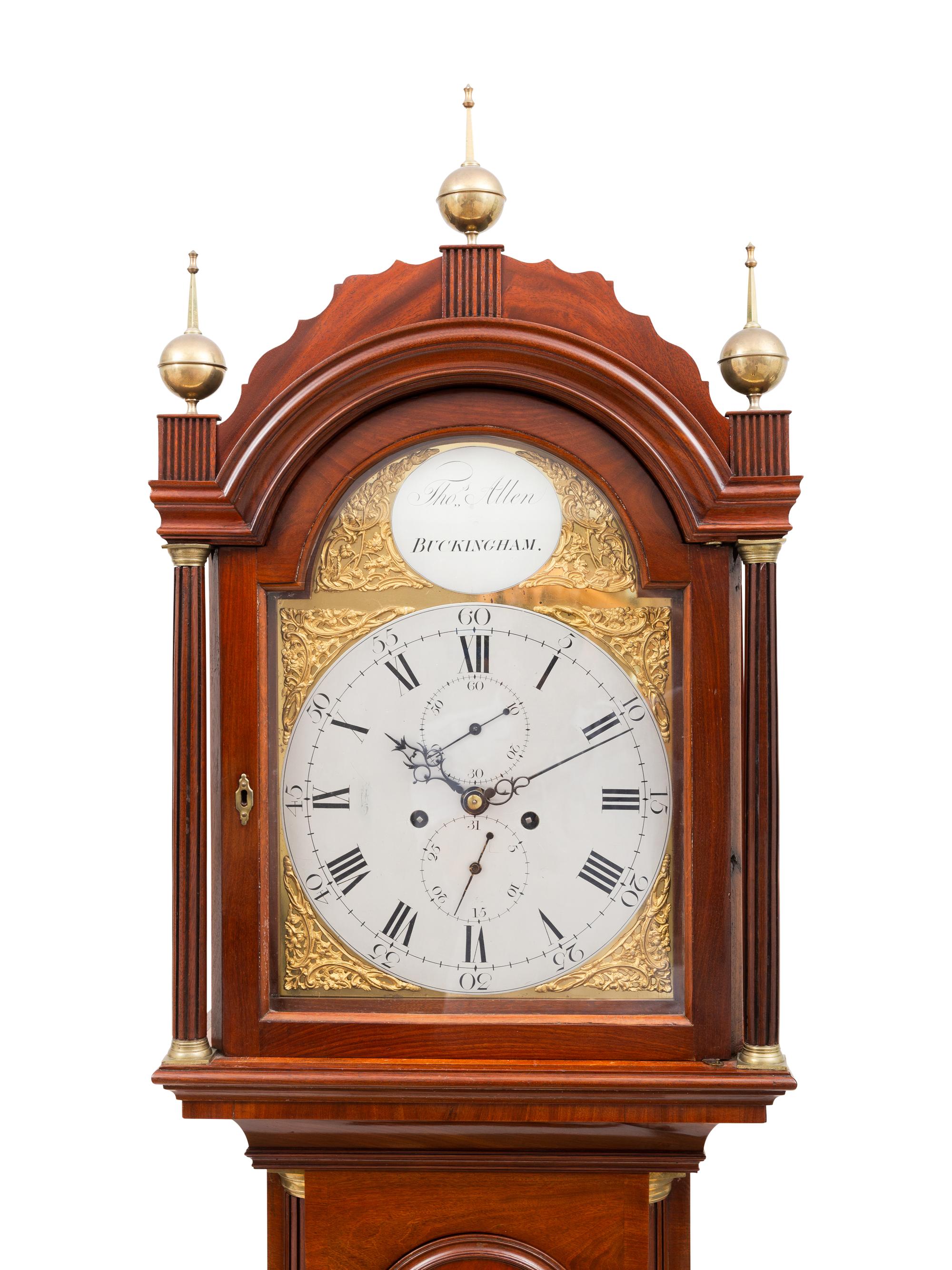 A George IV Mahogany Tall Case Clock
