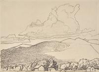Houses Near Rolling Hills , 1937