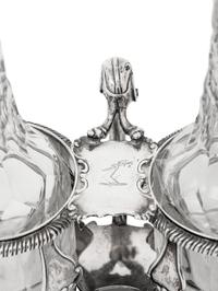 A George III Silver Cruet Stand