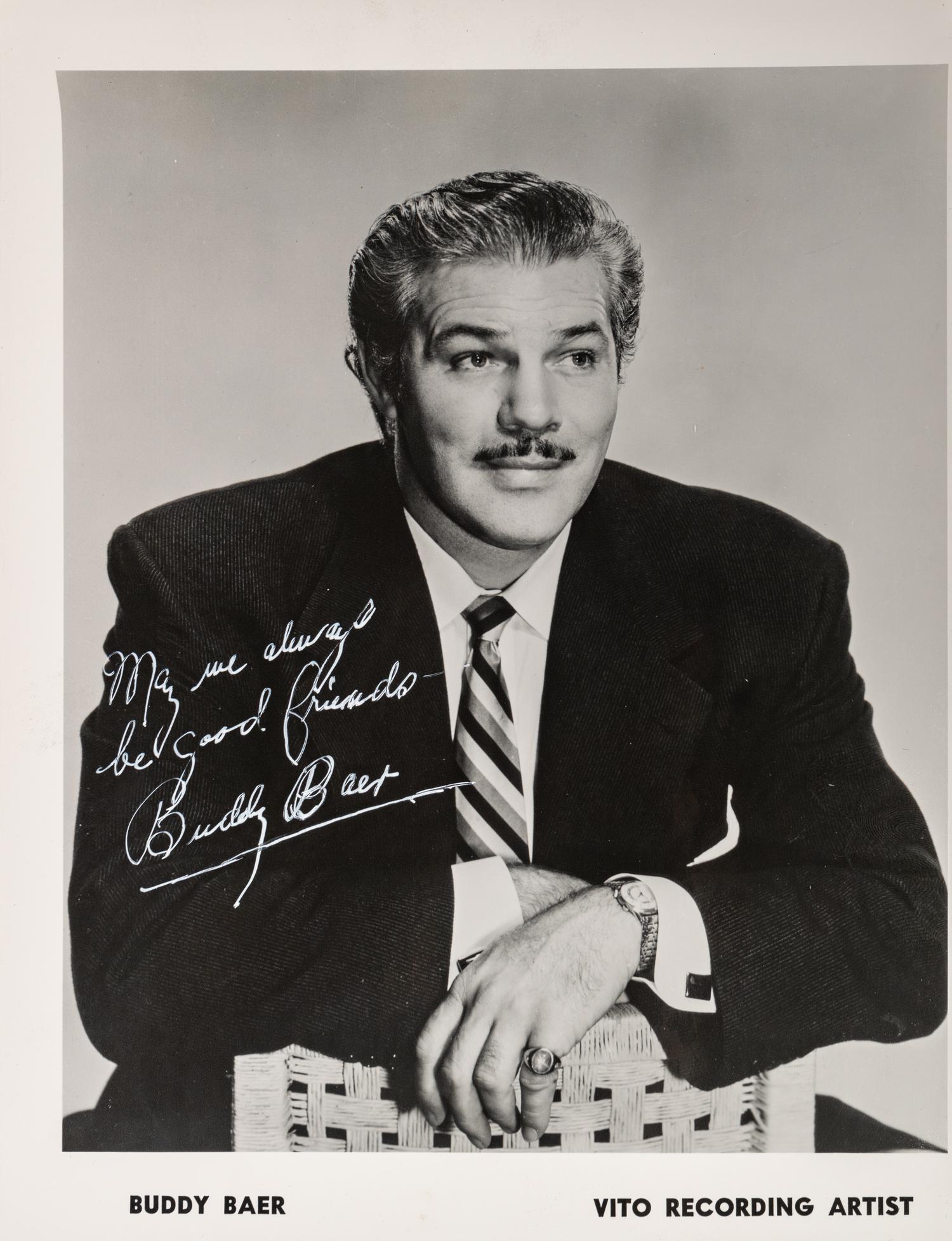 A Group of Max Baer and Buddy Baer Signed Autograph Items,