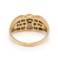 Diamond and Yellow Gold Ring