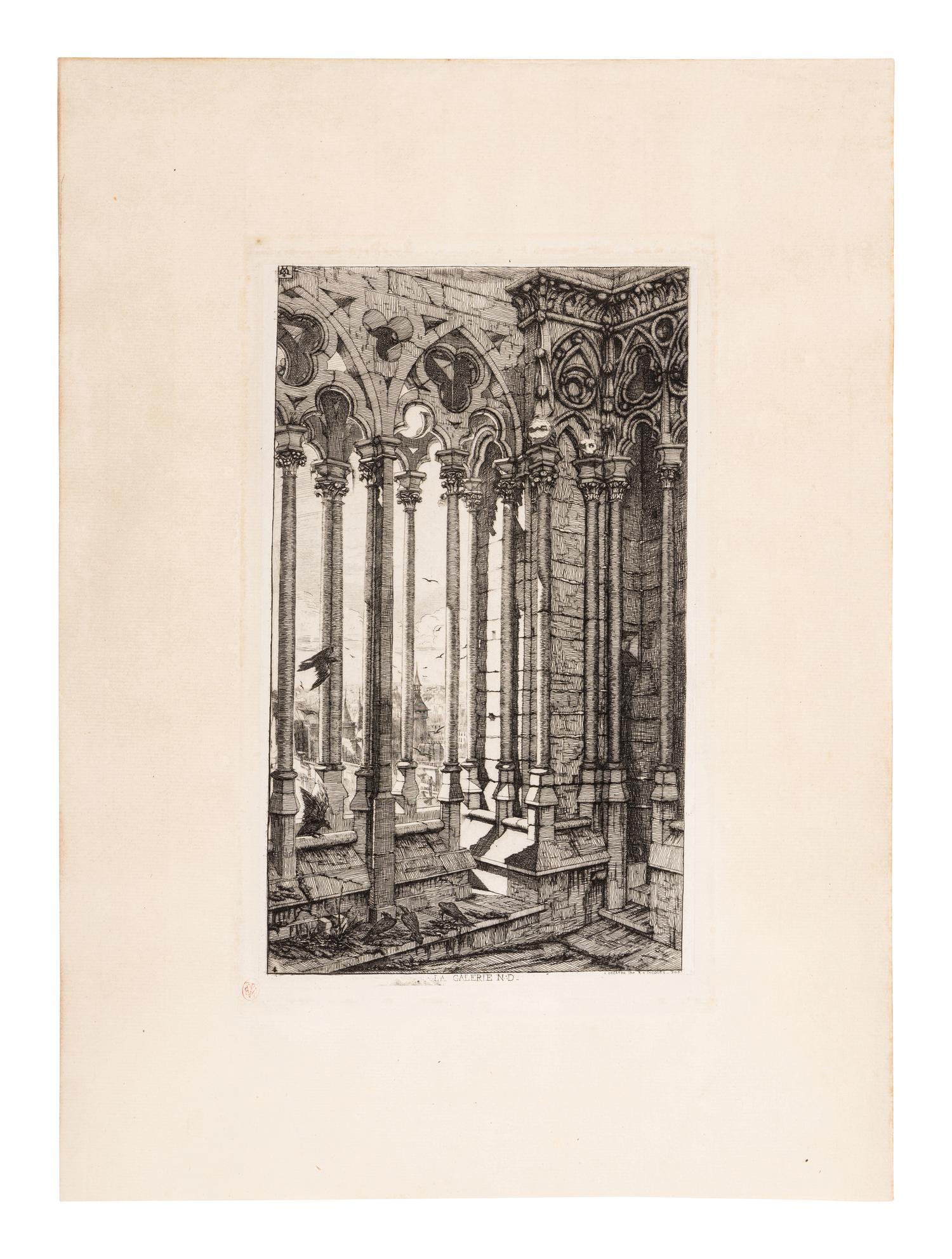 A Pair of Prints (La Tour de L’Horloge; La Galerie de Notre Dame)