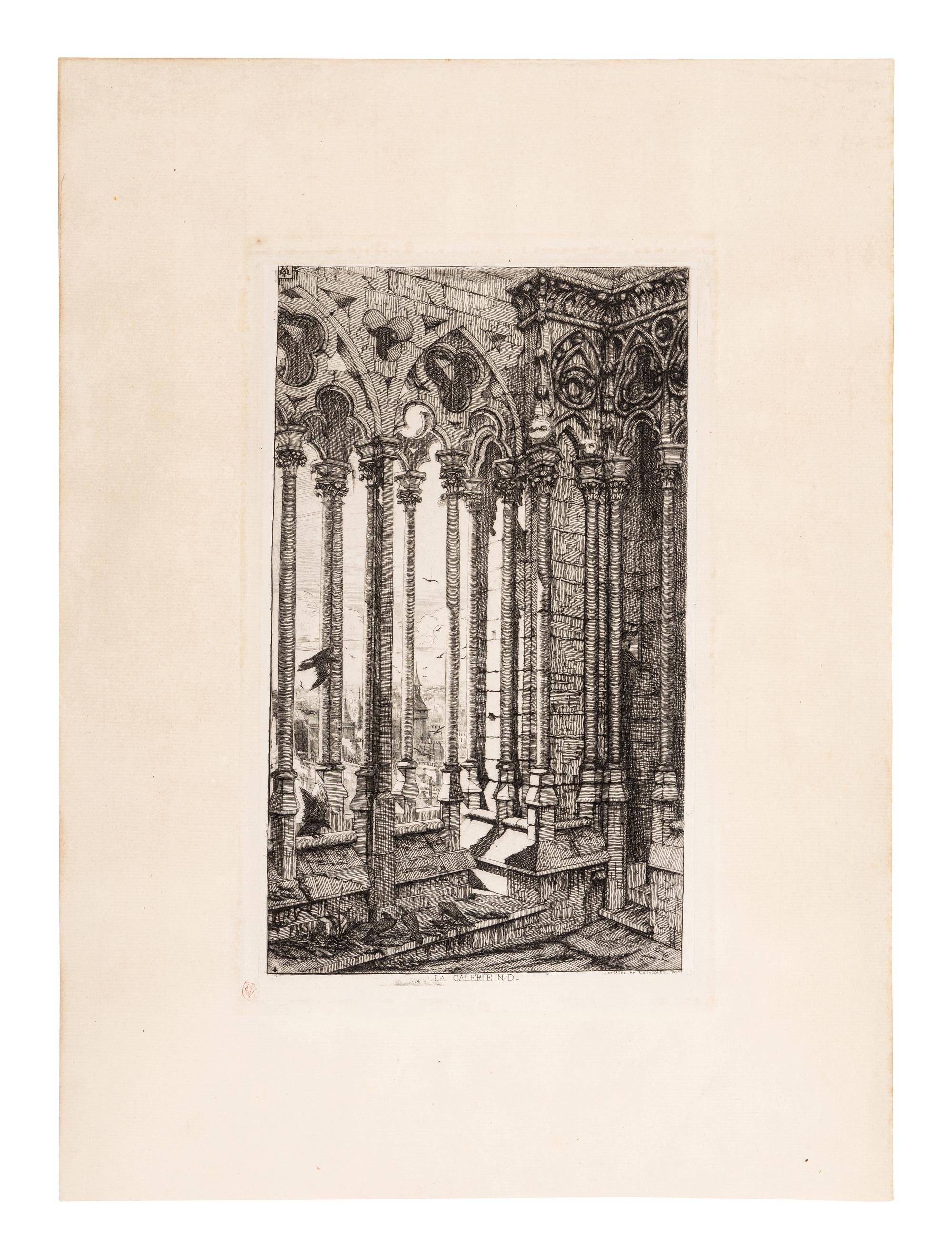 A Pair of Prints (La Tour de L’Horloge; La Galerie de Notre Dame)