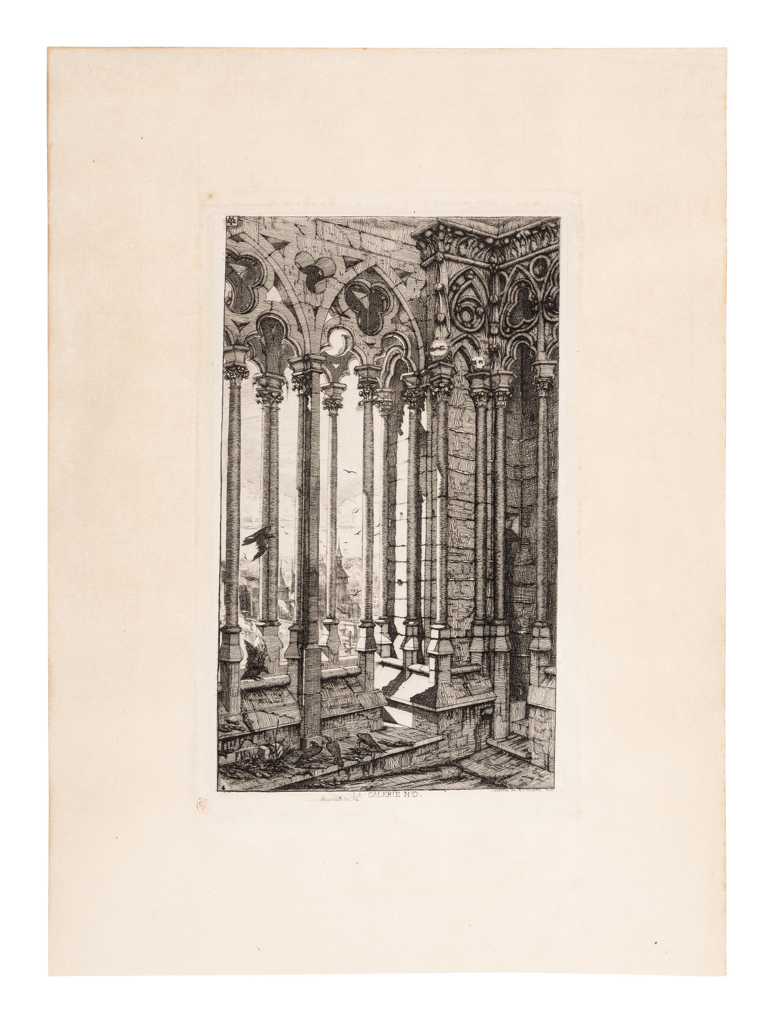 A Pair of Prints (La Tour de L’Horloge; La Galerie de Notre Dame)