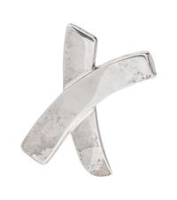 A Sterling Silver 'X' Brooch, Paloma Picasso for Tiffany & Co.,