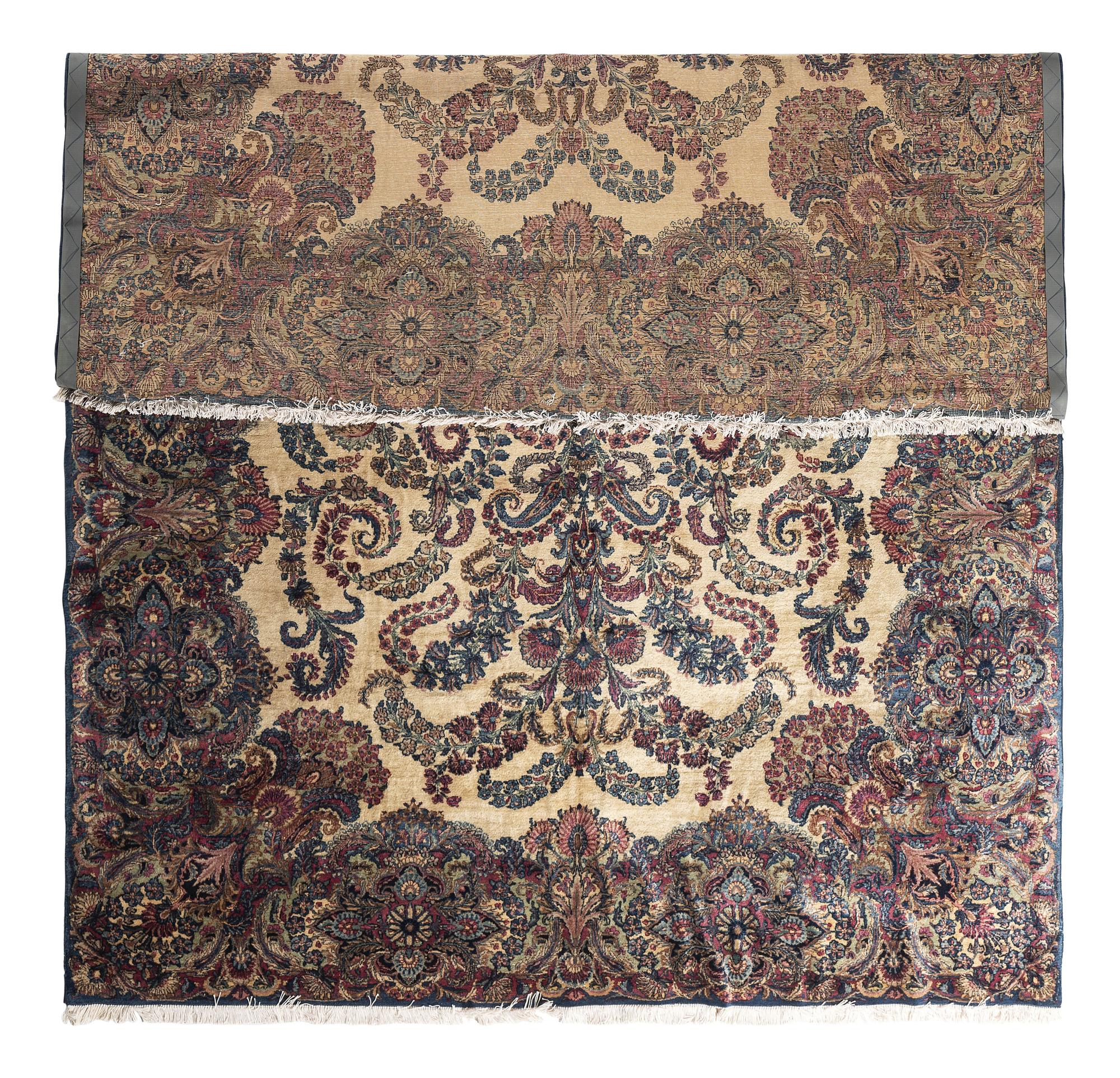 A Kirman Wool Rug