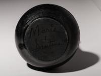Blackware Pottery Vase and Bowl 1943-1954