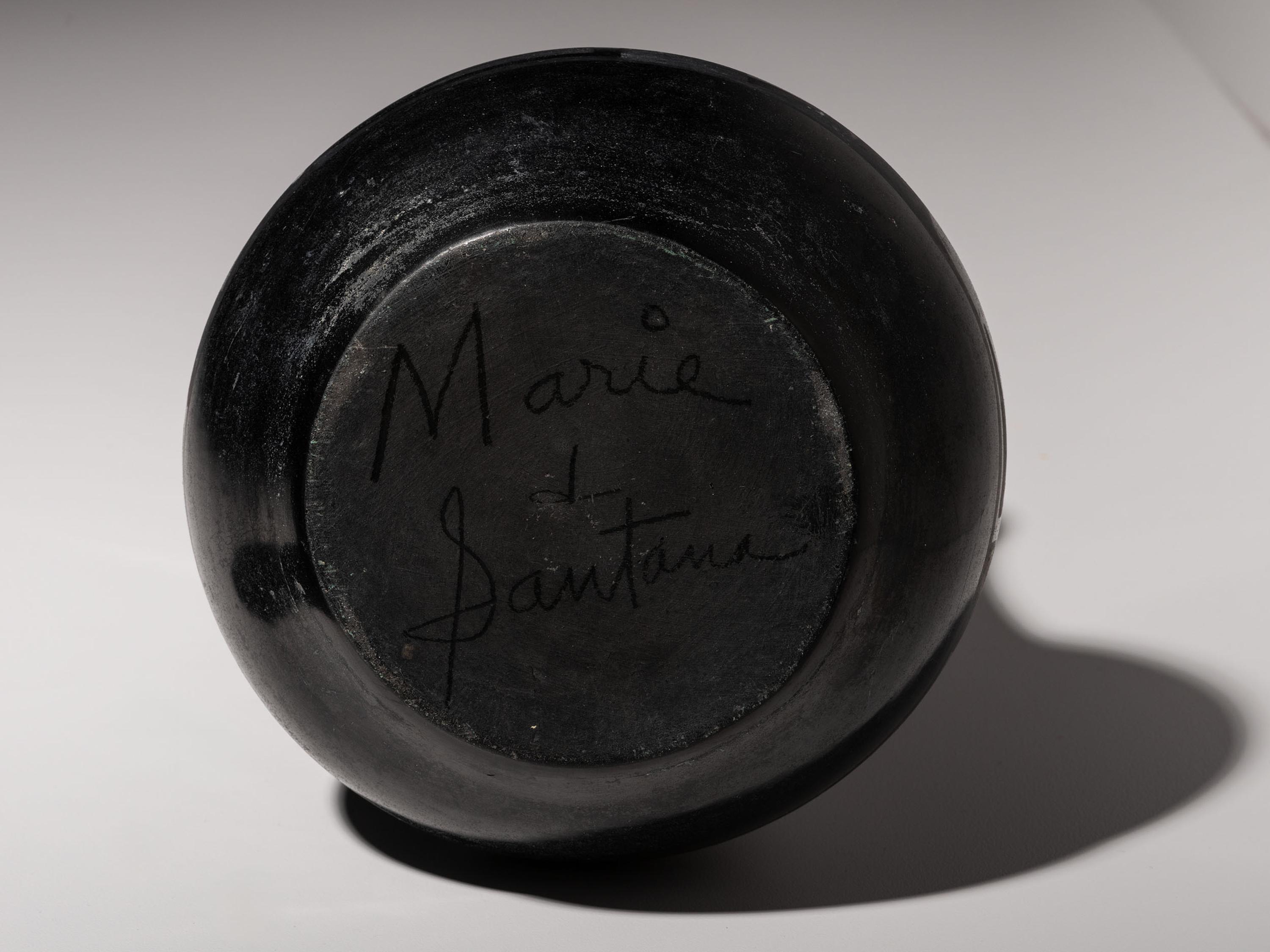 Blackware Pottery Vase and Bowl 1943-1954