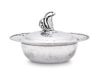 A Georg Jensen Silver Covered Vegetable Dish