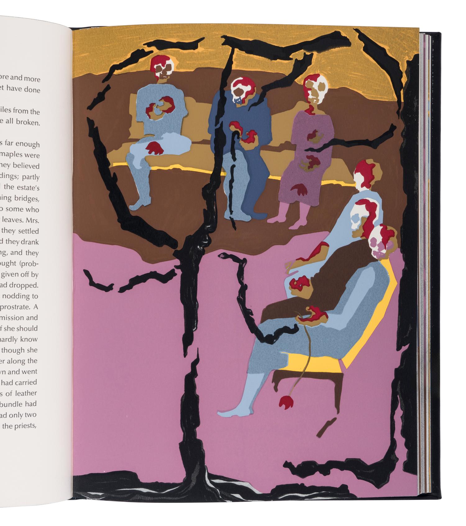 [LIMITED EDITIONS CLUB]. LAWRENCE, Jacob (1917-2000), illustrator. -- HERSEY, John (1914-1993). Hiroshima . New York: The Limited Editions Club, 1983.