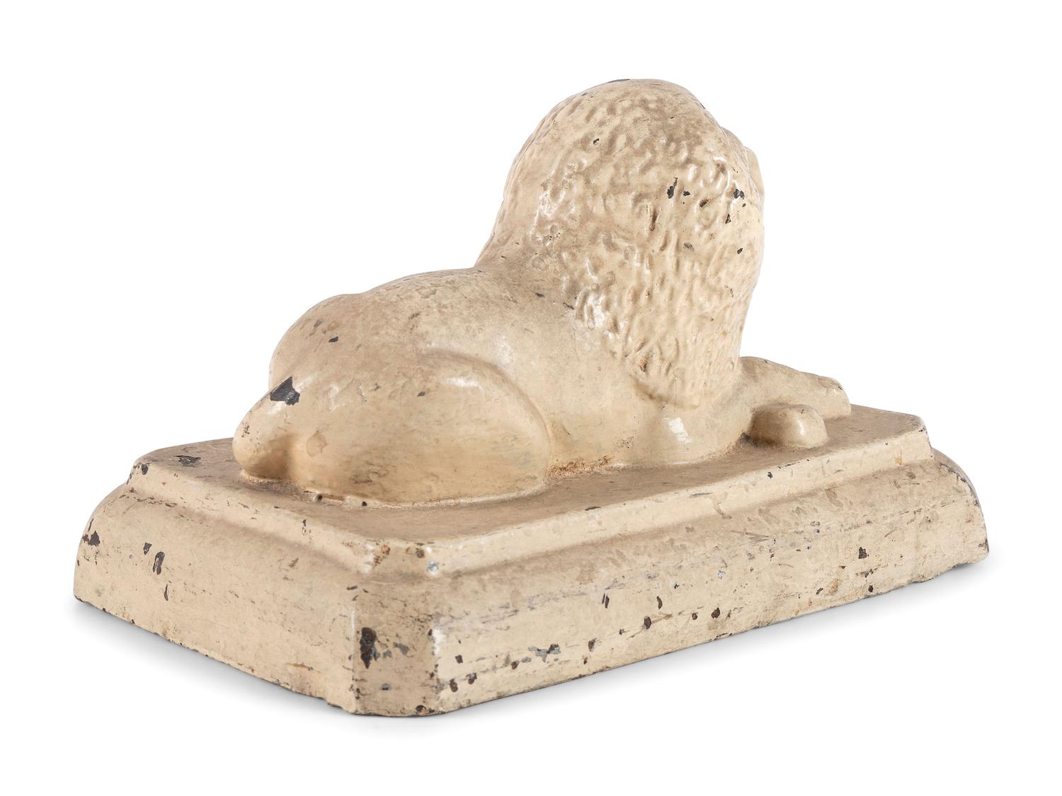 A Mogadore Ohio Pottery Lion