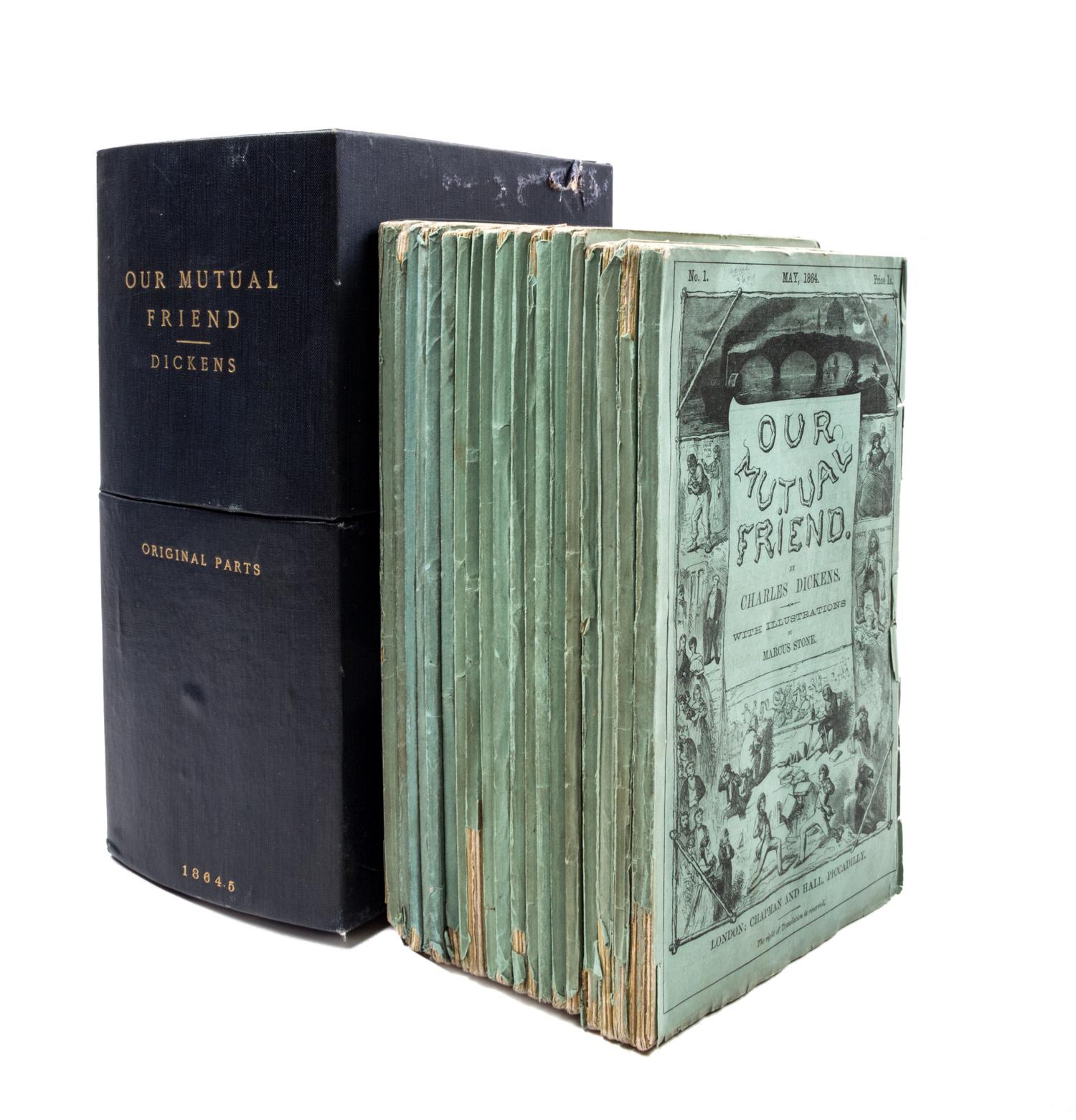 DICKENS, CHARLES. Our Mutual Friend. London, 1864. First edition in original parts.