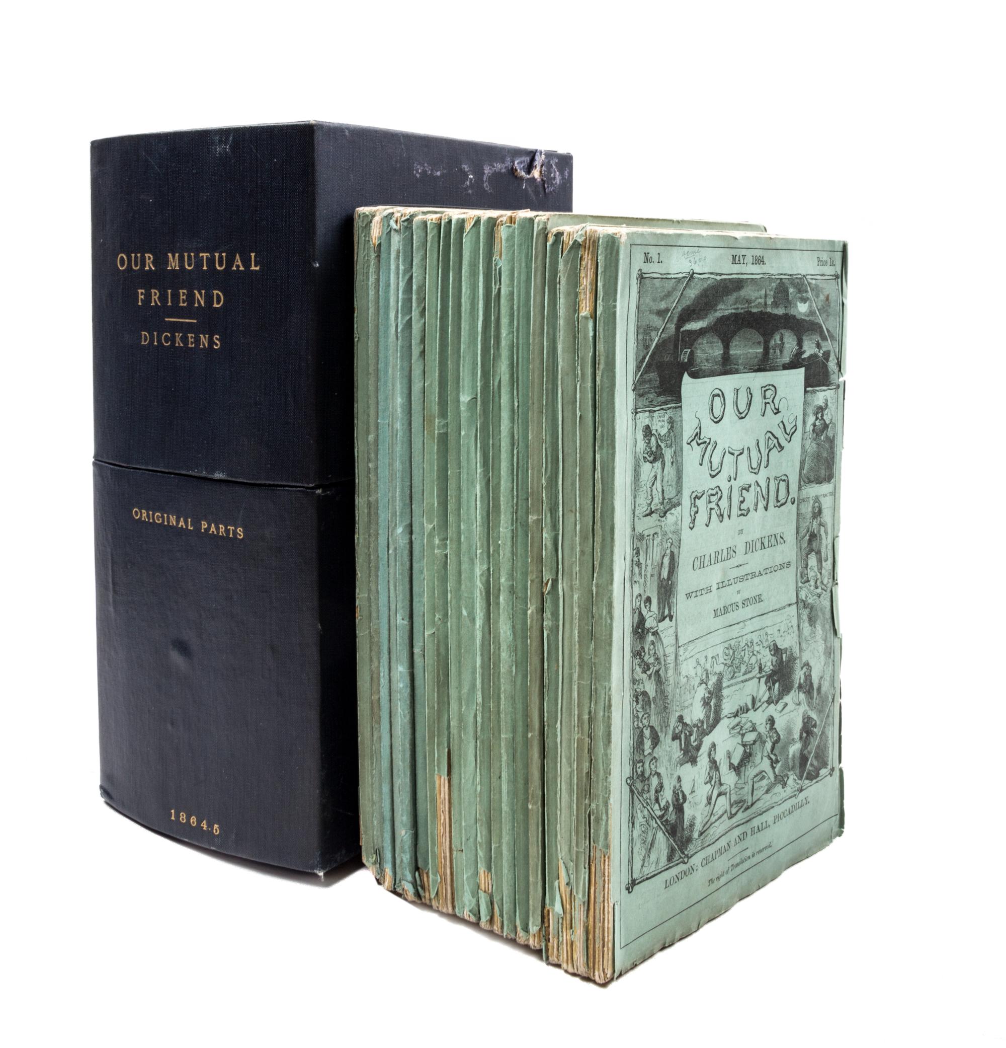 DICKENS, CHARLES. Our Mutual Friend. London, 1864. First edition in original parts.