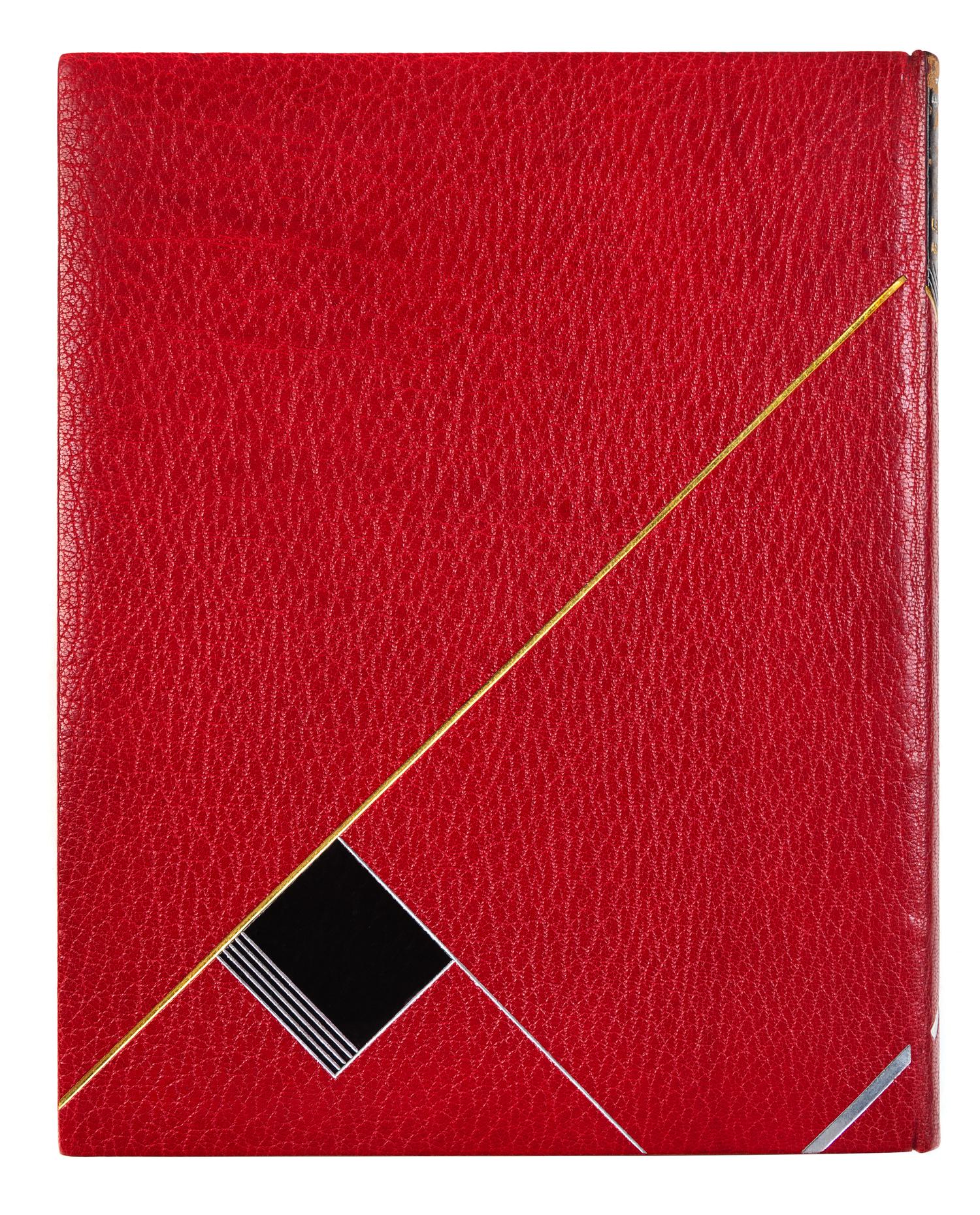[BINDINGS]. [LÉOTARD, GENEVIÈVE - BINDER]. A group of 2 works in fine Art Deco bindings by Léotard.