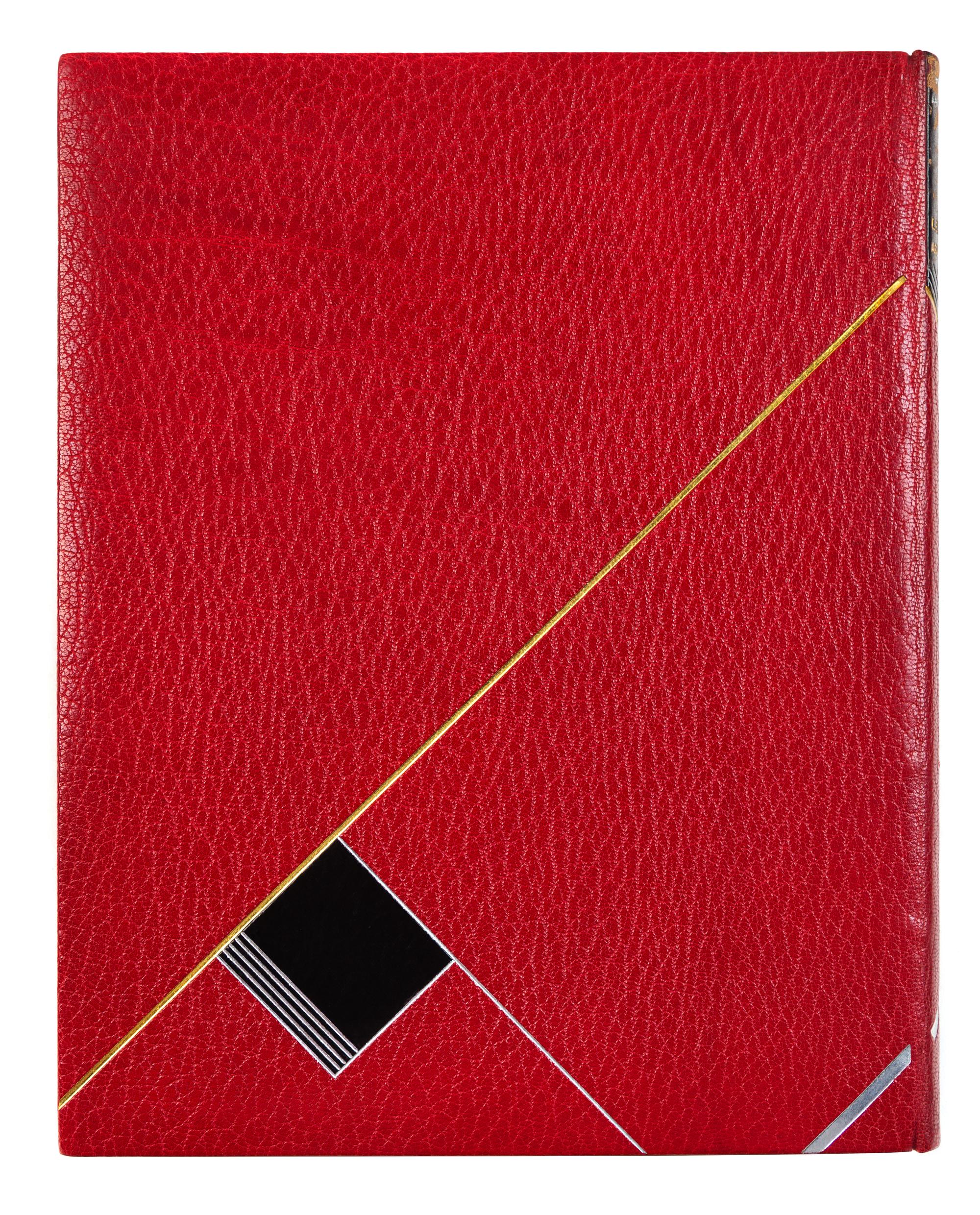 [BINDINGS]. [LÉOTARD, GENEVIÈVE - BINDER]. A group of 2 works in fine Art Deco bindings by Léotard.
