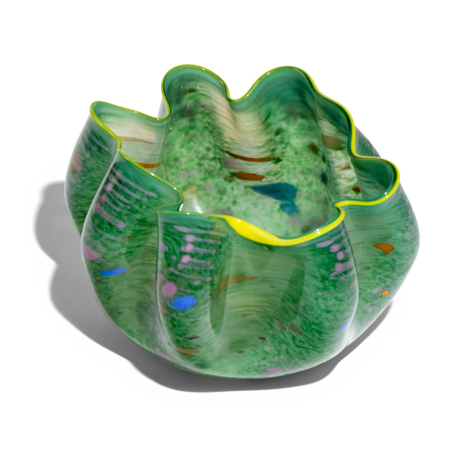 Green Macchia with Yellow Lip Wrap, 1982