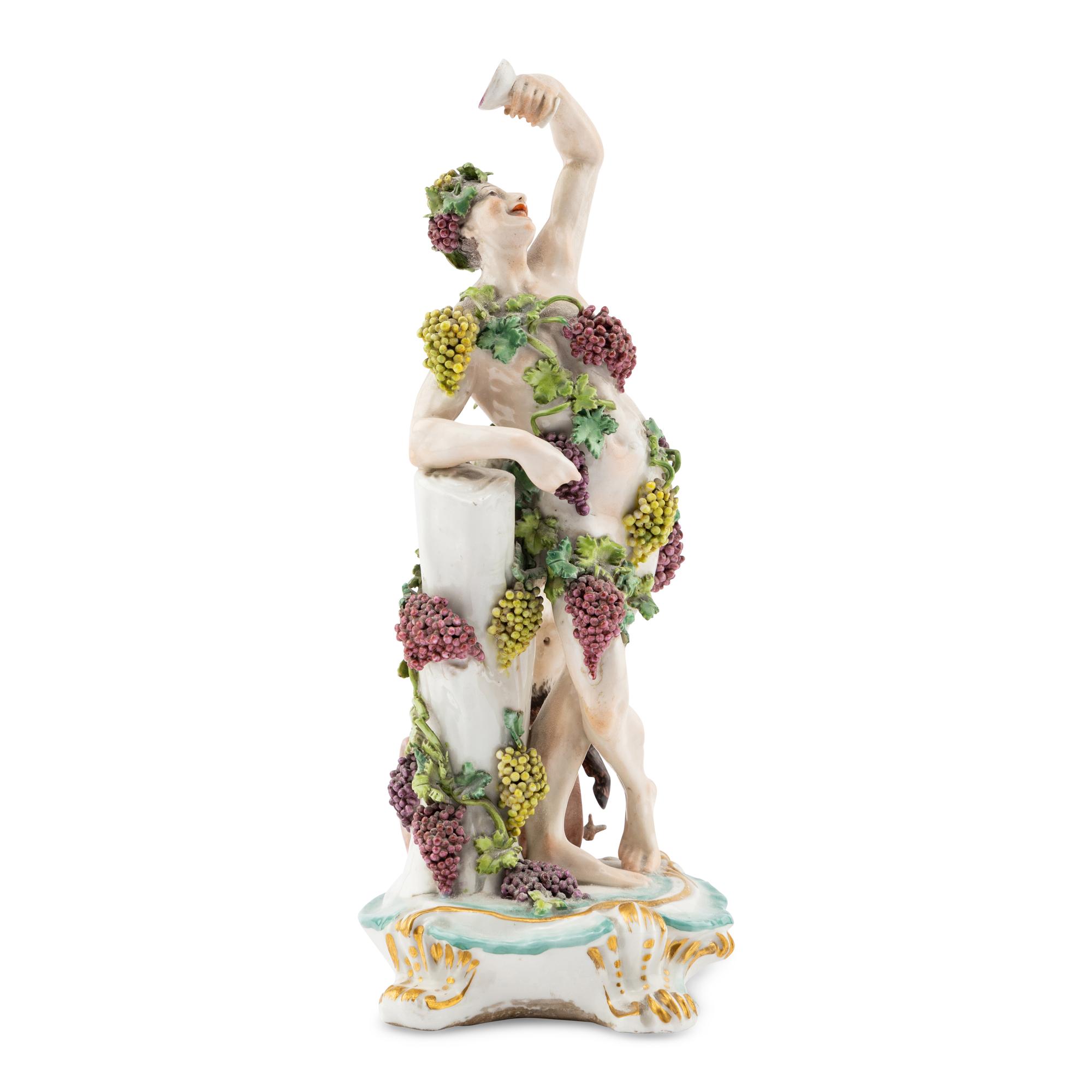 A French Porcelain Bacchanal Figure