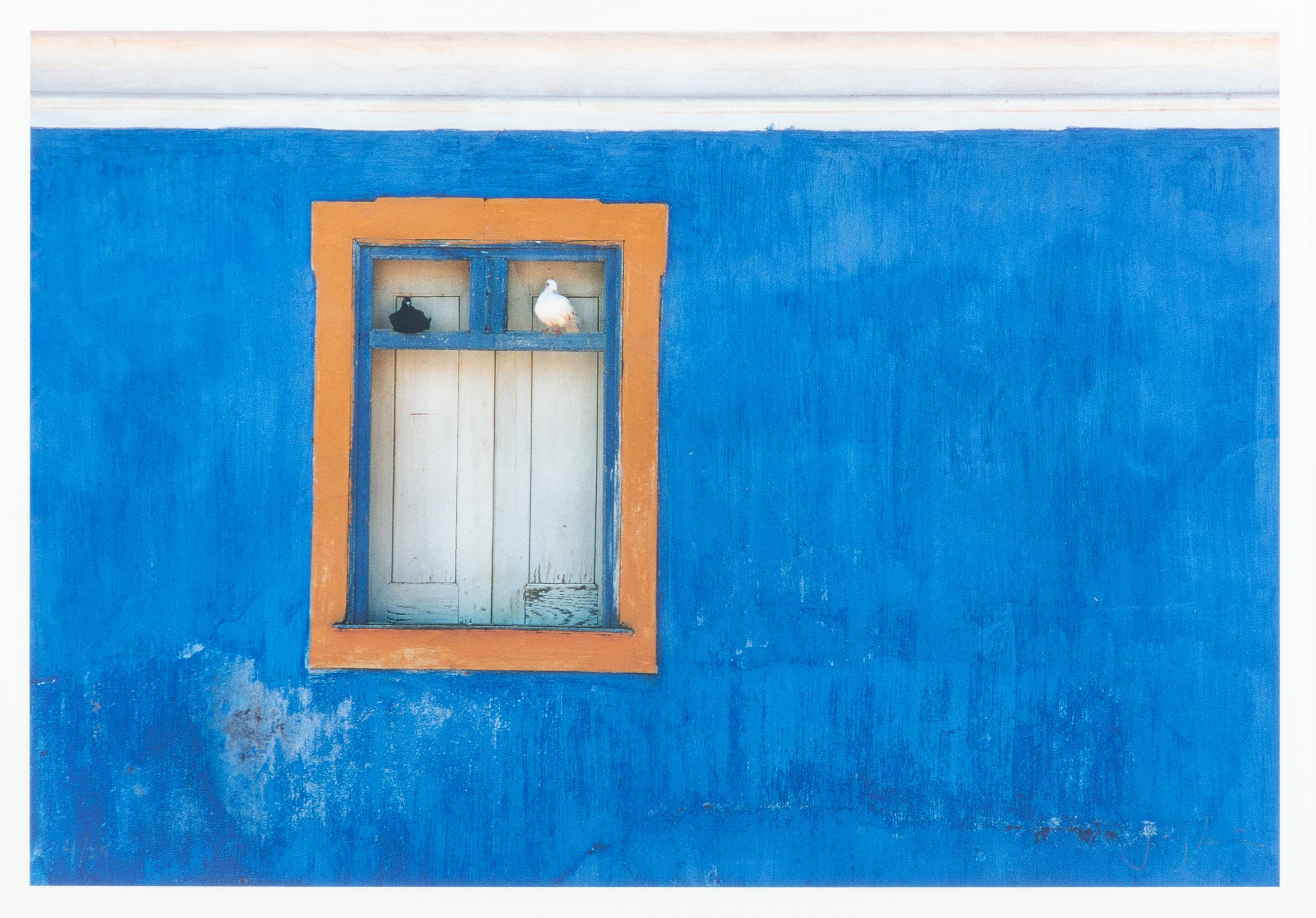 Blue Wall and Doves, Portugal , 1972 (printed later)