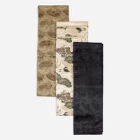 A collection of nine Japanese silk brocade obis