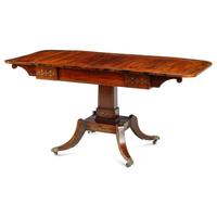 A Regency Mahogany and Brass-Inlaid Sofa Table