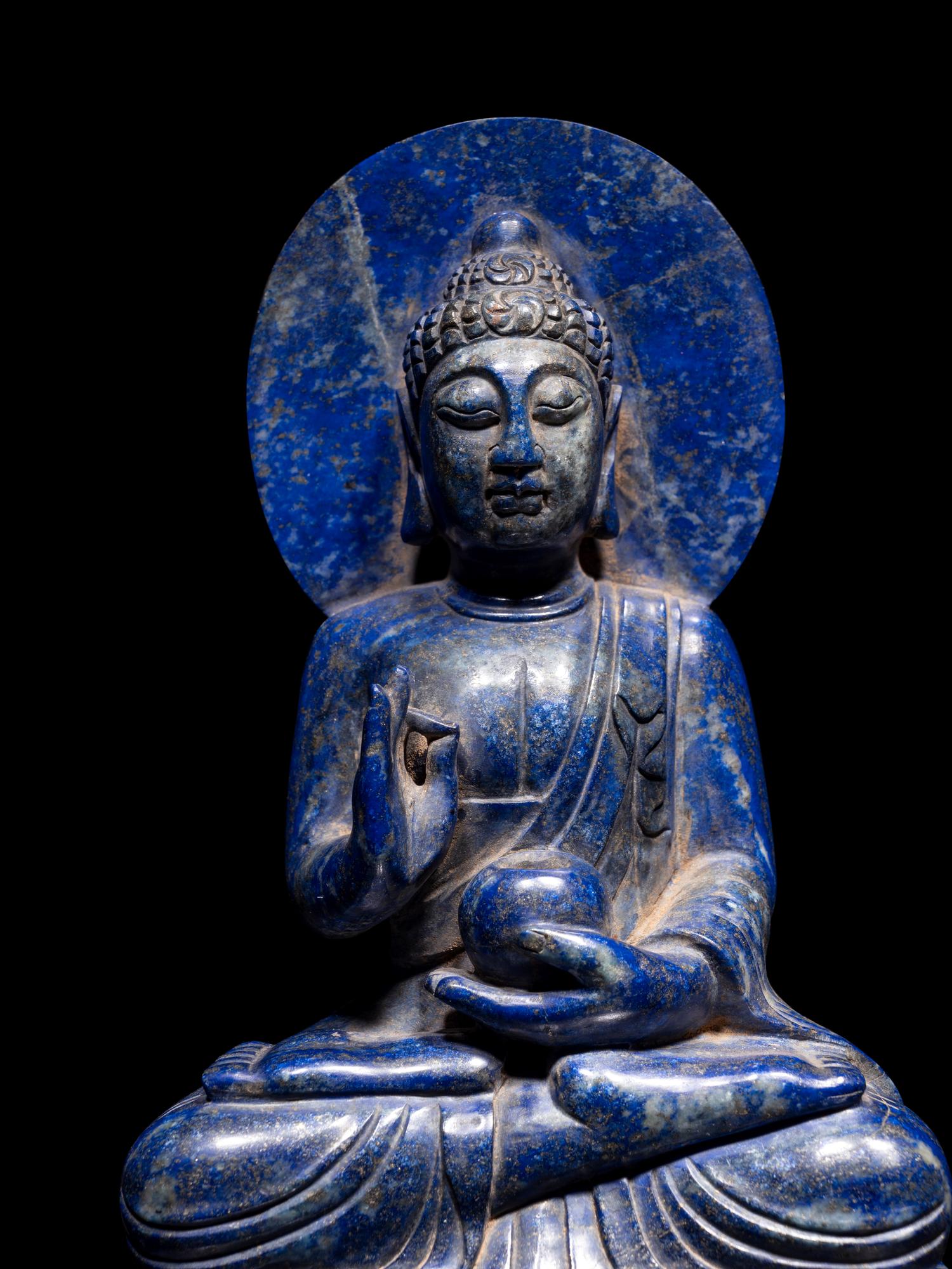 Two Chinese Carved Hardstone Figures