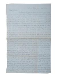 [CIVIL WAR]. Archive related to Albert Campbell Johnston and Nathaniel Dillhorn, 90th Pennsylvania Volunteers, incl. letter detailing the Battle of Cedar Mountain.