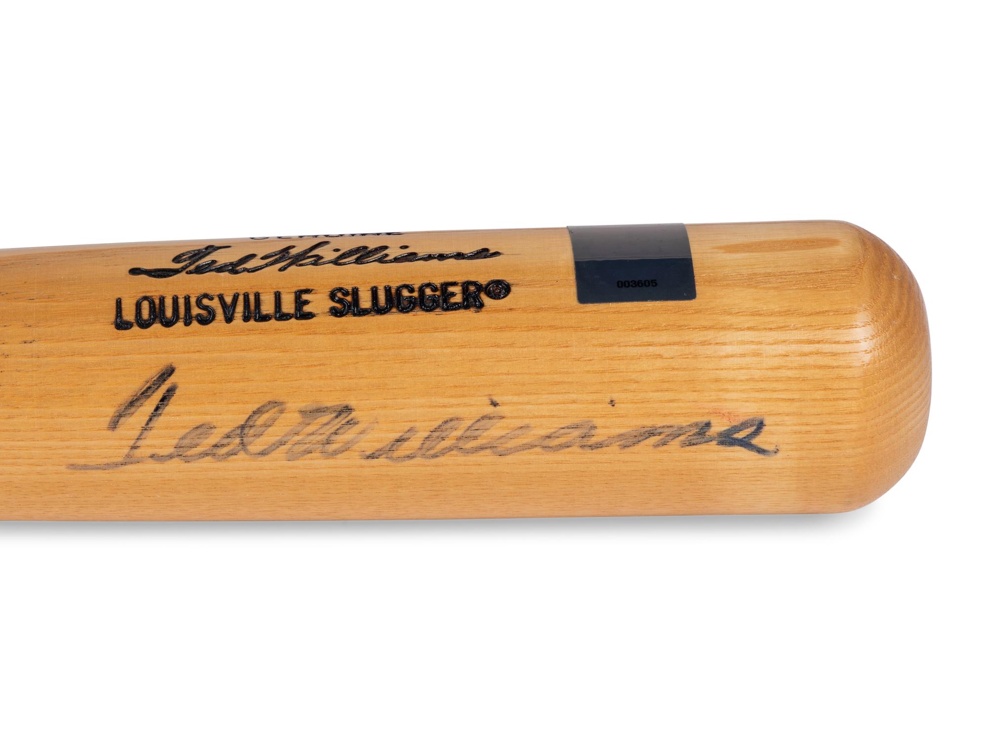 A Ted Williams Signed Autograph Louisville Slugger Stat Bat (Beckett Authentication Services Letter, Williams Hologram),