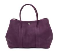 An Hermes Cassis Clemence Garden Party GM Tote Bag, 14" x 10" x 6.5".