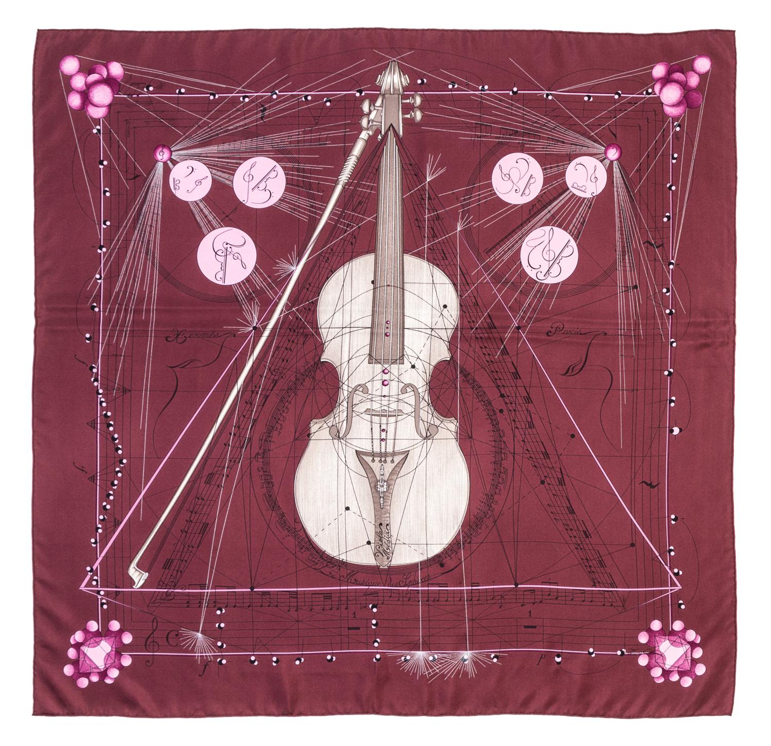 An Hermes 90cm Silk Scarf, 36" x 36".