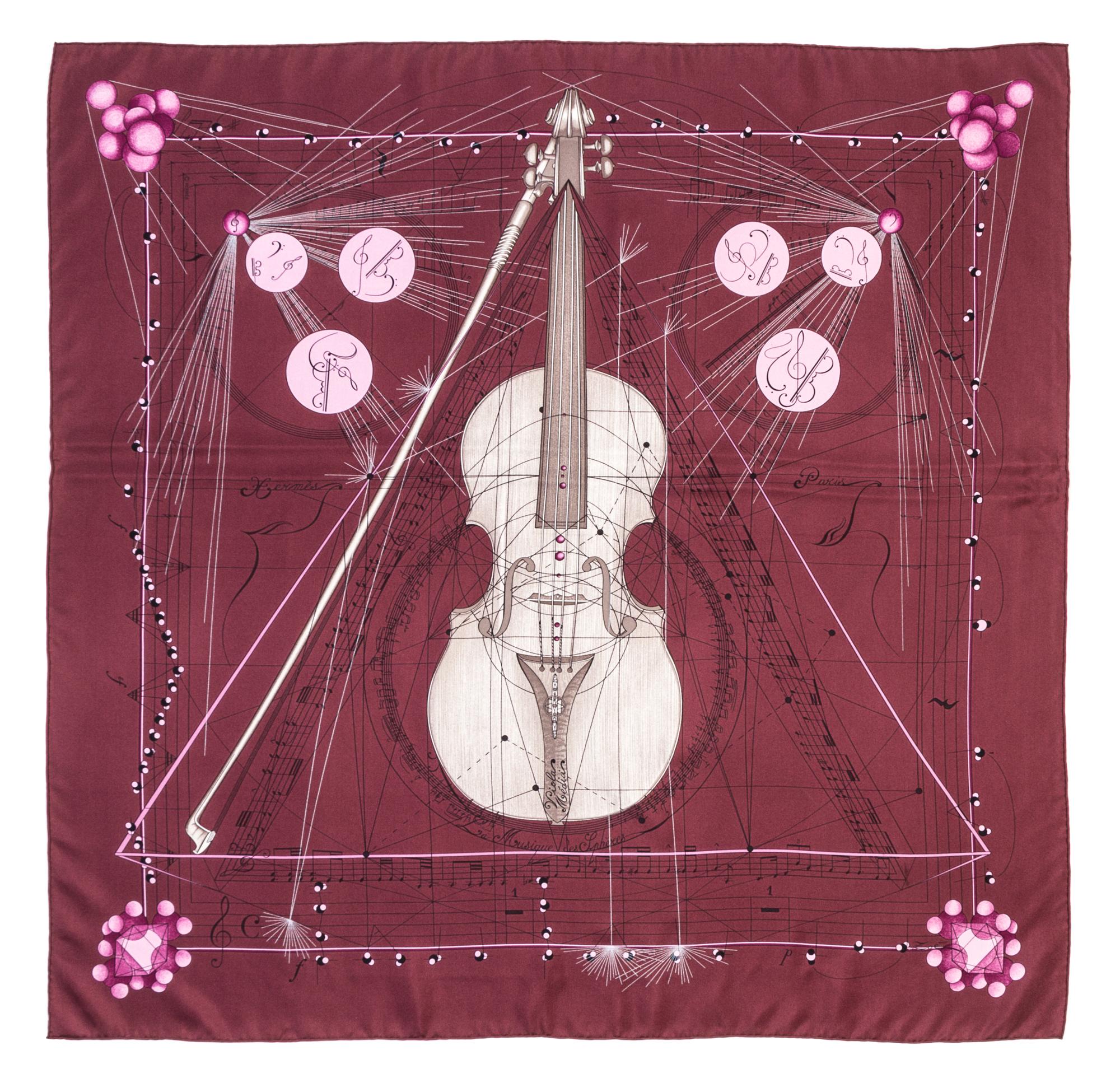 An Hermes 90cm Silk Scarf, 36" x 36".