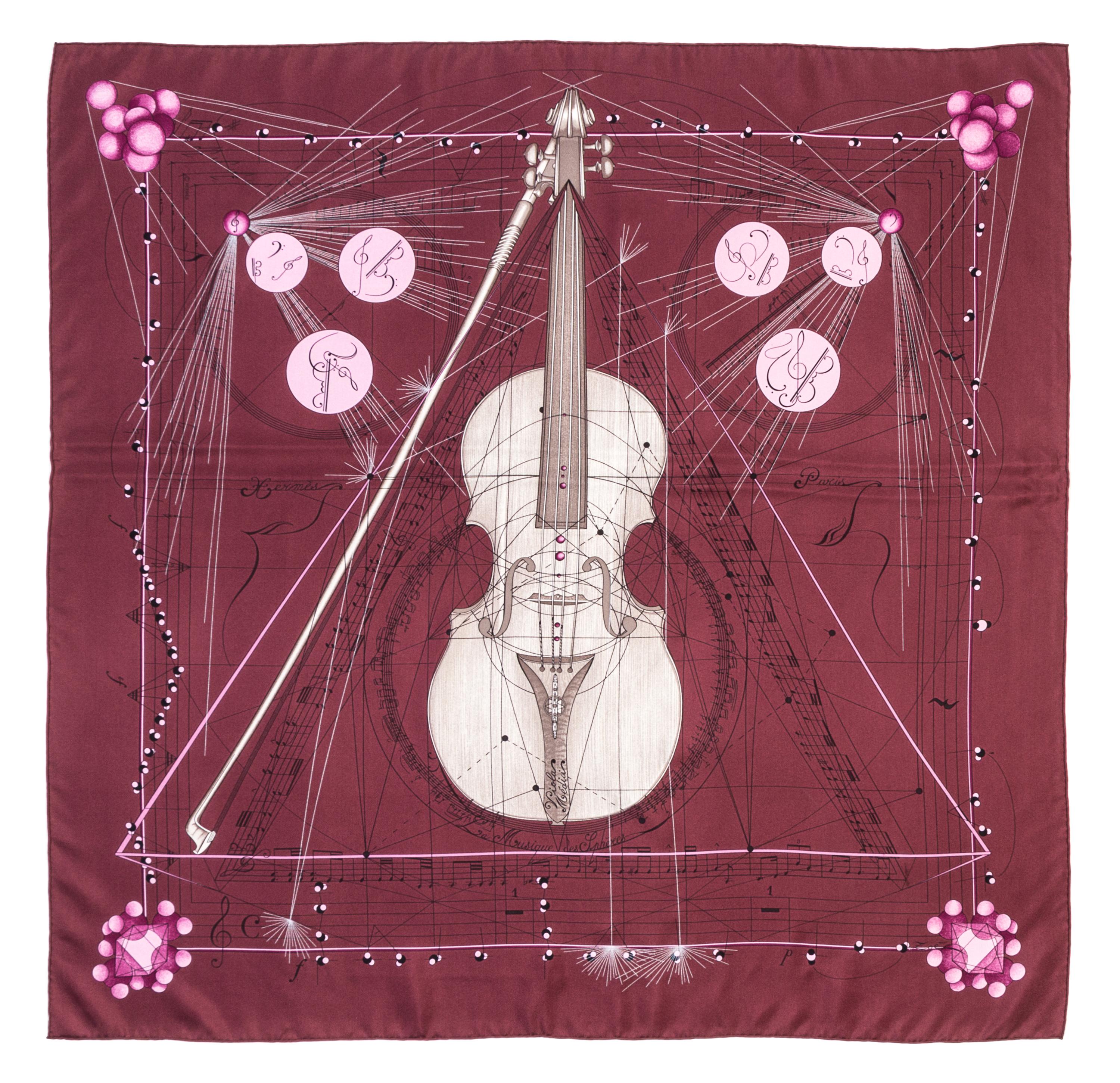An Hermes 90cm Silk Scarf, 36" x 36".