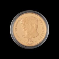 [BAHAMAS] A 1981 Prince Charles and Lady Diana Royal Wedding Commemorative $500 Gold Proof Coin